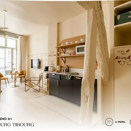 아파트 Beauquartier - Marais Bourg Tibourg