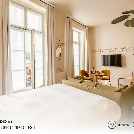 Beauquartier - Marais, Bourg Tibourg Apartment