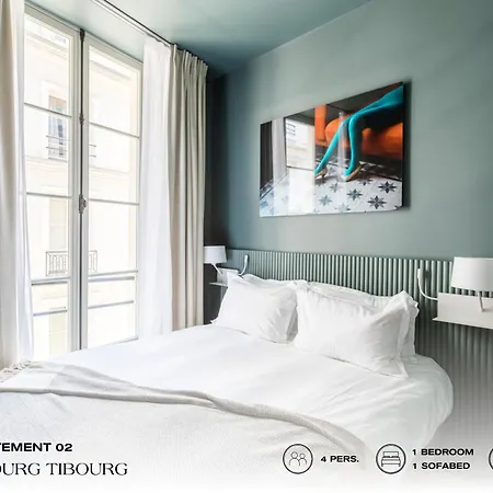 Beauquartier - Marais, Bourg Tibourg Apartment