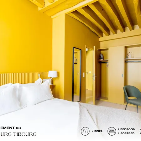 Beauquartier - Marais Bourg Tibourg 아파트 *