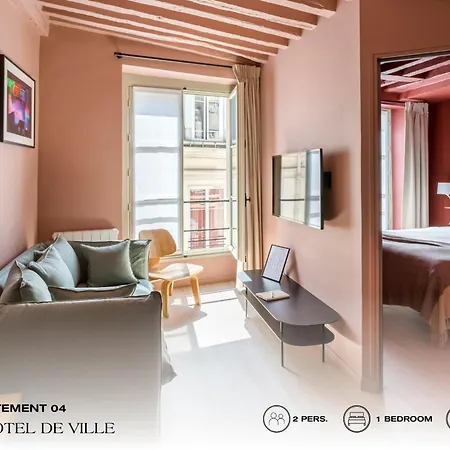 Apartment Beauquartier - Marais, Bourg Tibourg Paris