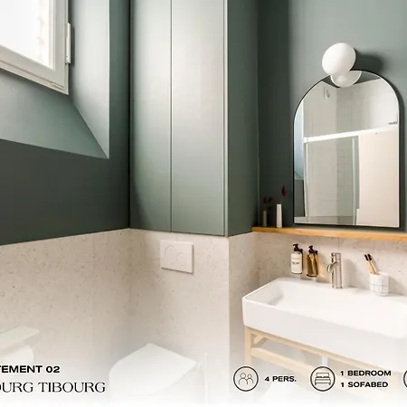 Beauquartier - Marais, Bourg Tibourg Apartment *