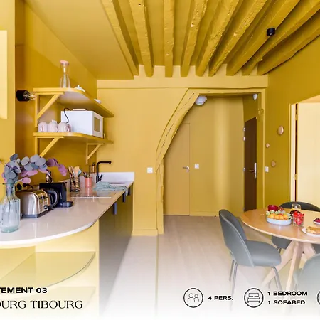 Beauquartier - Marais, Bourg Tibourg Apartment Paris