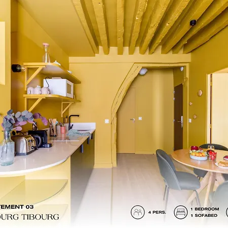 Apartment Beauquartier - Marais, Bourg Tibourg *