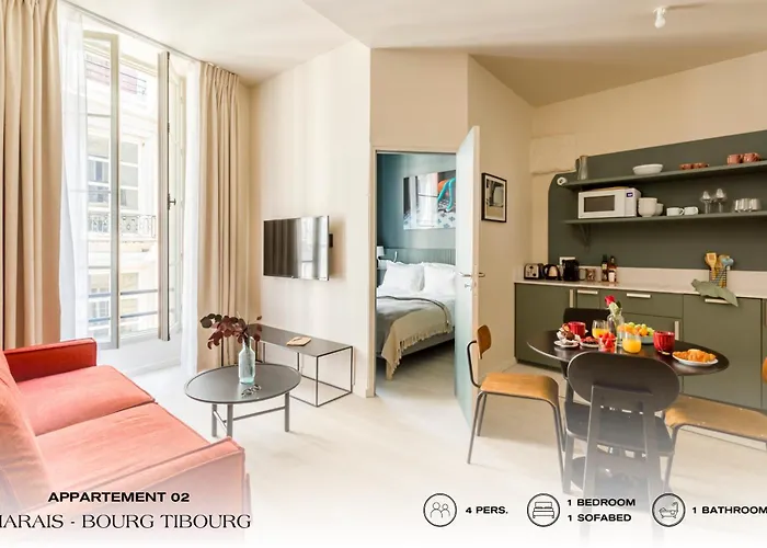 Apartment Beauquartier - Marais Bourg Tibourg