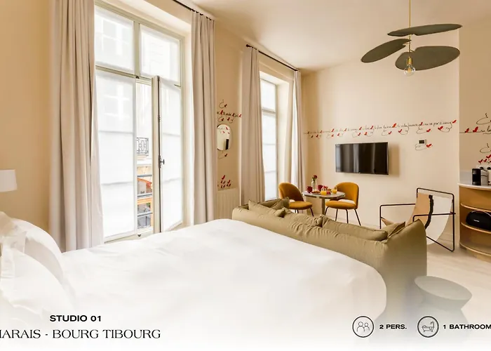 Beauquartier - Marais Bourg Tibourg 公寓
