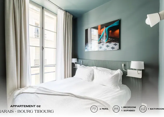 Beauquartier - Marais Bourg Tibourg 公寓