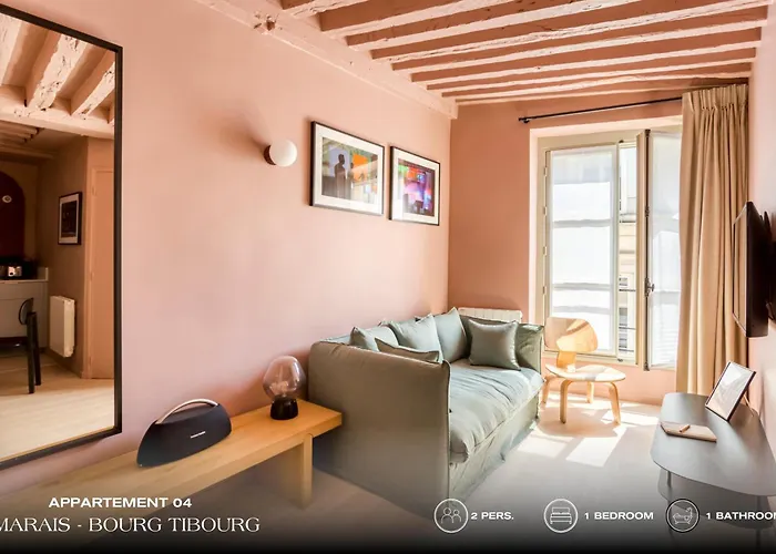 Beauquartier - Marais Bourg Tibourg 公寓 *