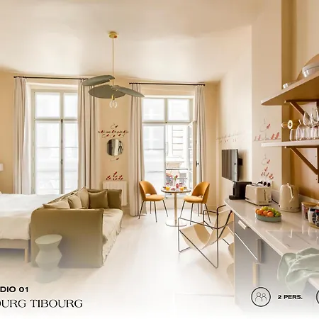 公寓 Beauquartier - Marais Bourg Tibourg