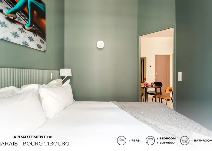 Διαμέρισμα Beauquartier - Marais Bourg Tibourg