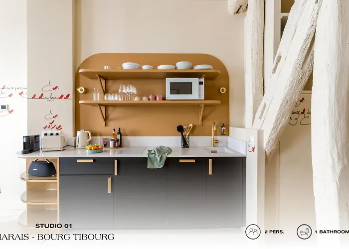 Beauquartier - Marais Bourg Tibourg Apartment