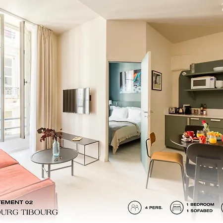 Apartman Beauquartier - Marais Bourg Tibourg
