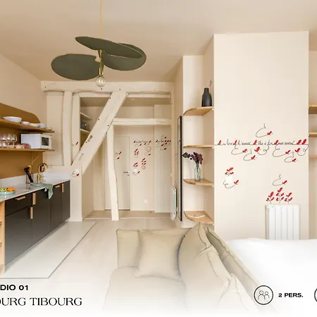 Appartamento Beauquartier - Marais, Bourg Tibourg Parigi