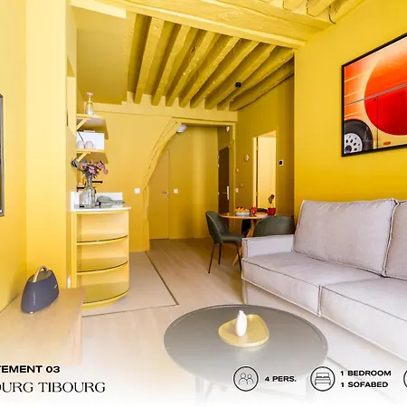 Beauquartier - Marais Bourg Tibourg Apartman Párizs