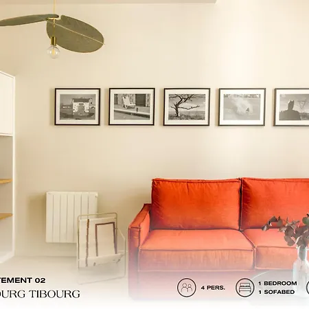 Beauquartier - Marais, Bourg Tibourg Appartamento Parigi