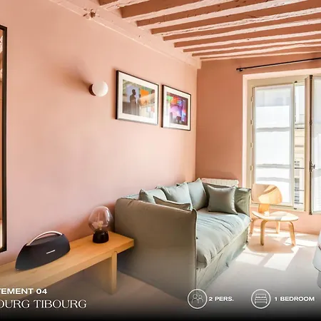 Beauquartier - Marais Bourg Tibourg Apartman *