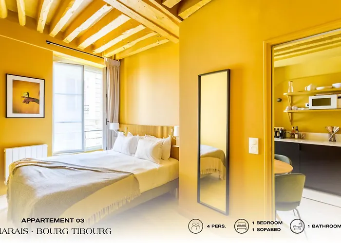 Apartamento Beauquartier - Marais Bourg Tibourg París