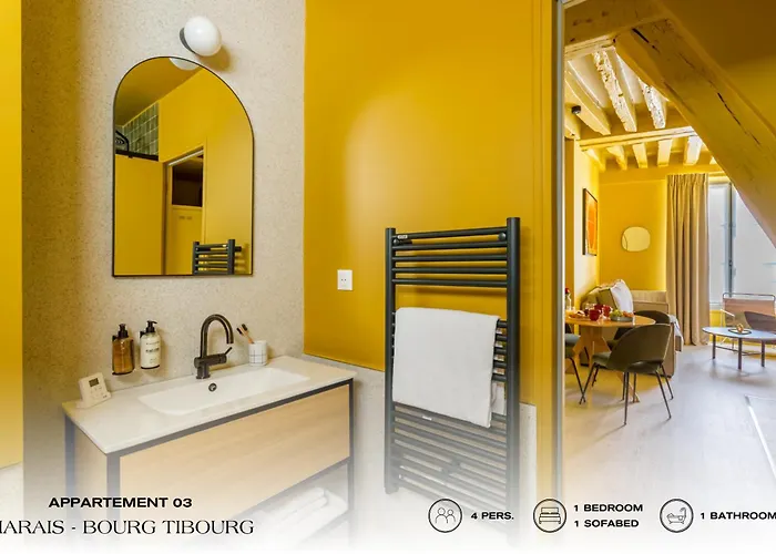 Apartamento Beauquartier - Marais Bourg Tibourg *