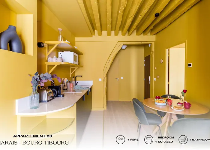 Apartamento Beauquartier - Marais Bourg Tibourg *