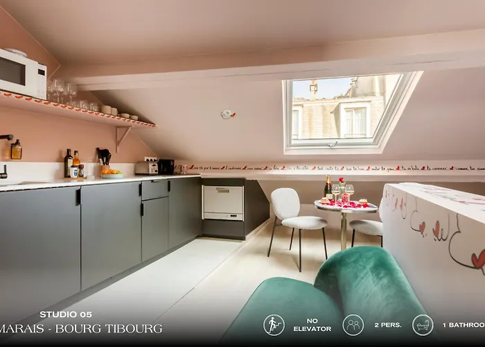 Apartamento Beauquartier - Marais Bourg Tibourg *